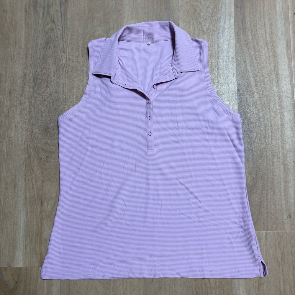 Calia by Carrie Underwood Women's Purple Sleeveless Golf Top
